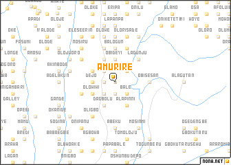 map of Amurire