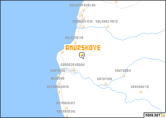 map of Amurskoye