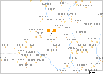 map of Amūr