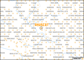 map of Amuscat