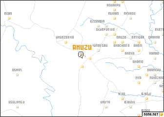 map of Amuzu