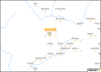 map of Amvam