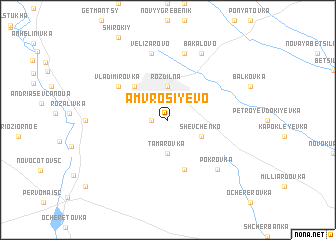 map of Amvrosiyevo