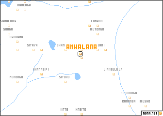 map of Amwalana