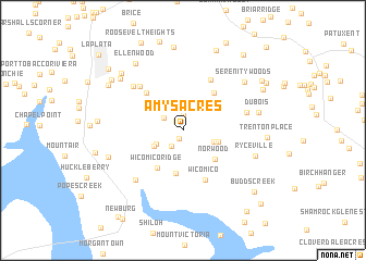 map of Amys Acres