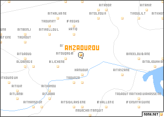 map of Amzaourou