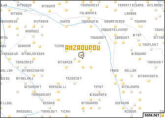 map of Amzaourou