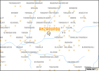 map of Amzaourou