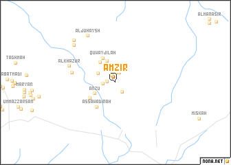 map of Amzīr