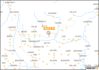 map of Anaba