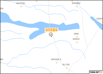 map of Anaba