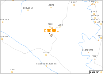 map of Anabel