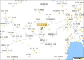 map of Anabo