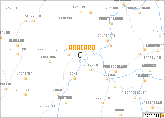 map of Anacaro