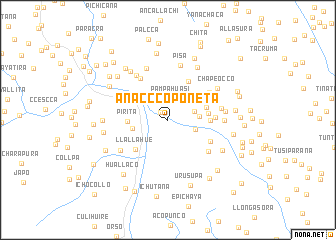 map of Anac Ccoponeta