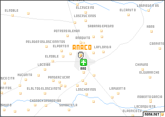 map of Anaco