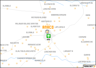 map of Anaco