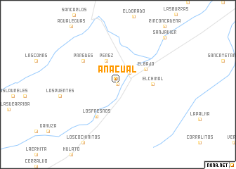 map of Anacual