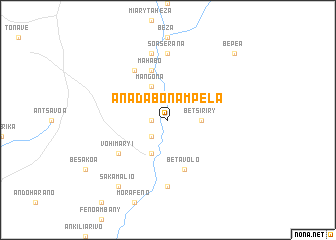map of Anadabonampela