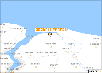 map of Anadolufeneri