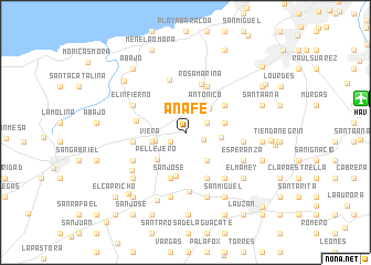 map of Anafe