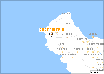 map of Anafonítria