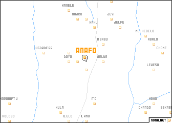 map of Anafo