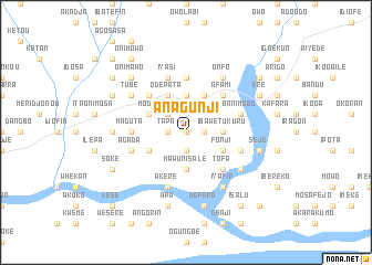 map of Anagunji