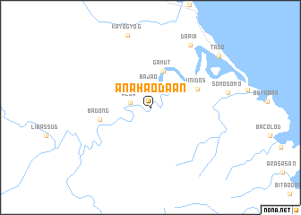 map of Anahao Daan