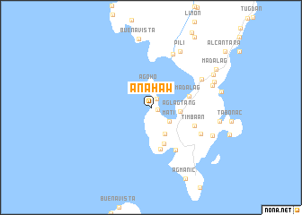 map of Anahaw