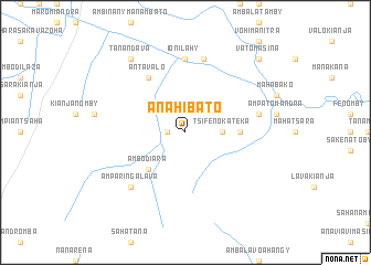 map of Anahibato