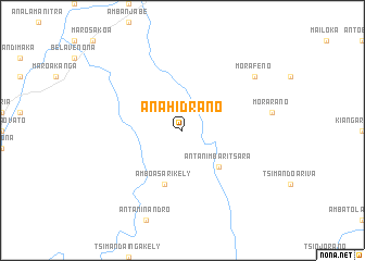map of Anahidrano