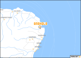 map of Anahola