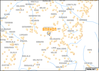 map of Anahon