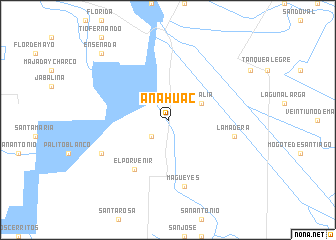 map of Anáhuac