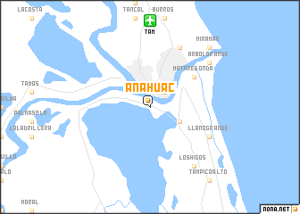 map of Anáhuac