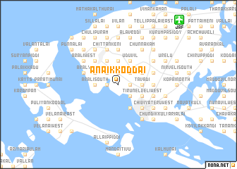 map of Anaikkoddai