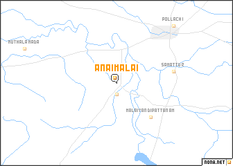 map of Anaimalai