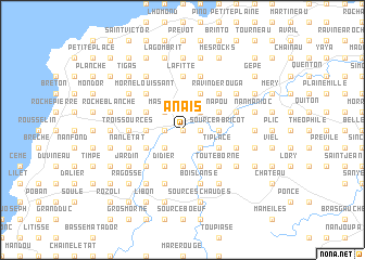 map of Anais