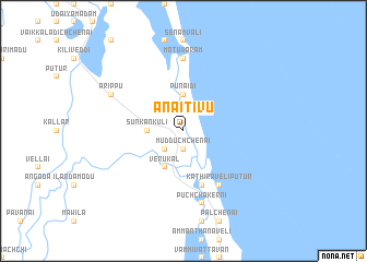 map of Anaitivu