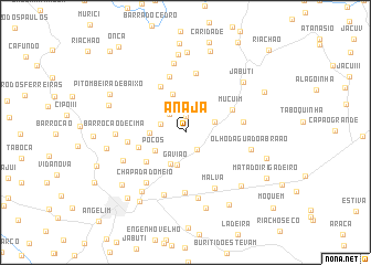 map of Anajá