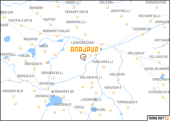 map of Anājpur