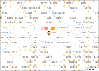 map of Ānajuru