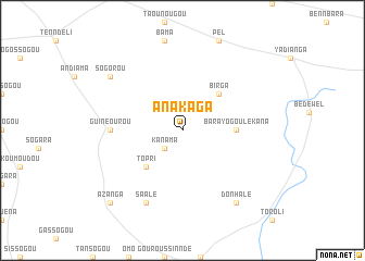 map of Anakaga