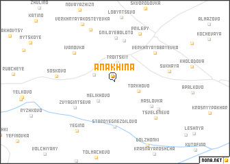 map of Anakhina