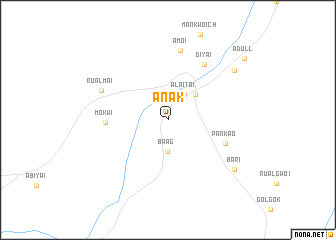 map of Anak