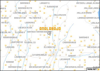 map of Anal Abajo