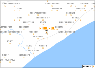 map of Analabe