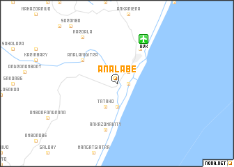 map of Analabe