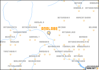 map of Analabe